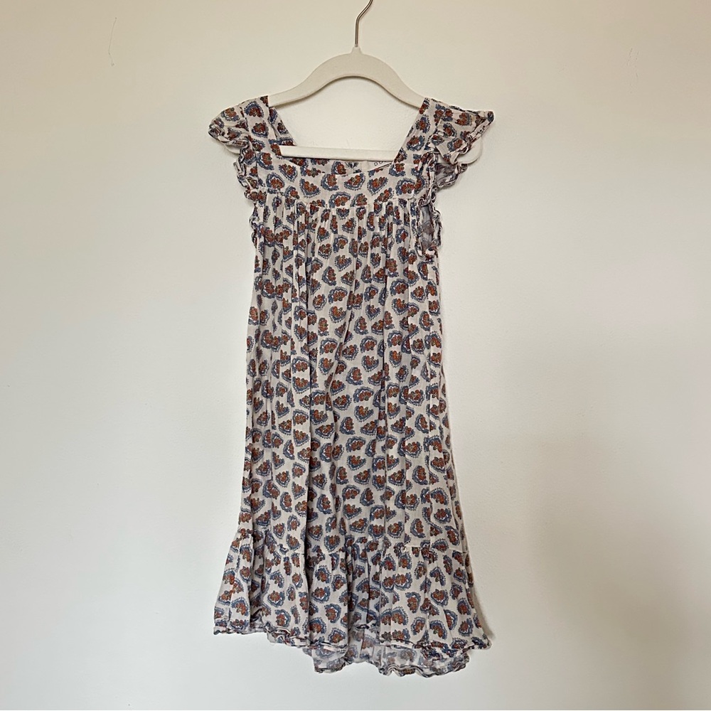 Darling Doen Kids Dress, Sea salt Bedford Paisley